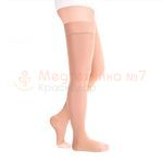 Чулки компрессионные Idealista ID-310 2 класс (размер M(IlI), открытый мыс, длинные, карамель)