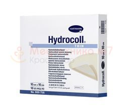 HYDROCOLL thin Гидроколлоидные повязки для слабоэкссудирующих ран 15х15см