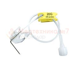 Игла Губера (СУРЕКАН/Surecan), с фикс. крыльями без Y-коннектора, B.Braun 20G/15mm (4448332)