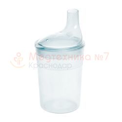Поильник BESIDE с крышкой-носиком 200 мл, прозрачный