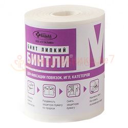 Бинт липкий Бинтли-М в рулоне 15 см х 50 м мягкий