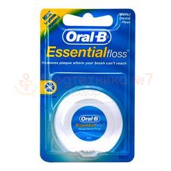 Вощеная зубная нить Oral-B, 50 м