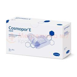 Самоклеящиеся послеоперац. повязки COSMOPOR E steril: 15х8см