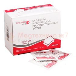 Спиртовые салфетки UnicornMed
