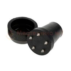 Зимний наконечник для тростей и костылей 19мм, черный