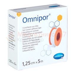 Фиксирующий пластырь Omnipor 1,25 см х 5 м