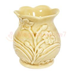 Керамическая аромалампа «Цветок», крэк-эффект