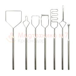 Логопедические зонды для постановки звуков МЕДИН набор № 4, 7 шт.