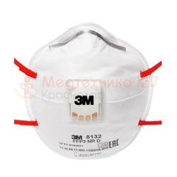 Противоаэрозольная фильтрующая полумаска 3М «8132» FFP3 NR D