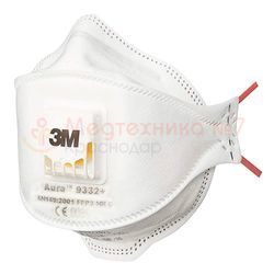 Респиратор 3М 9332 FFP3 NR D
