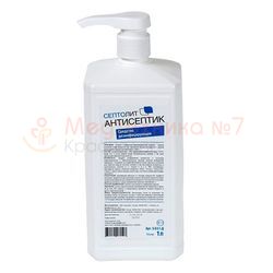 Кожный антисептик Септолит, с дозатором, 1 литр