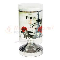 Стеклянная электрическая аромалампа «Париж», сенсорная