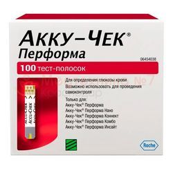 Тест-полоски Акку-Чек Перформа №100