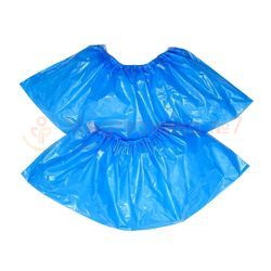 Бахилы полиэтиленовые особопрочные, голубые