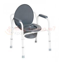 Кресло-туалет Barry WC100 вид спереди