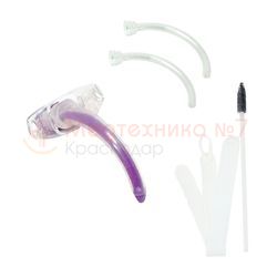 Трахеостомическая трубка PORTEX Blue Line Ultra 8 мм без манжеты, в наборе с двумя внутренними канюлями