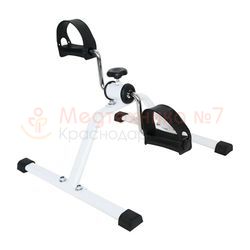 Велотренажер педальный для рук и ног Просто Полезно белый