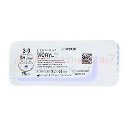 Викрил фиолетовый М2 (3/0) 75 см SH-2 Plus 1/2 окр 26мм, арт. W9120