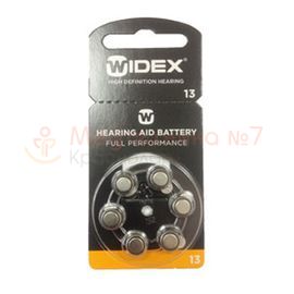 Батарейка р13 для слухового аппарата Widex