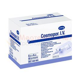 COSMOPOR I.V. Cамоклеящиеся повязки для фиксации катетеров и канюль 8х6 см