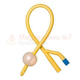 Двухходовой латексный катетер Фолея