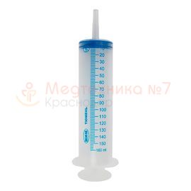 Шприц ЖАНЕ 150 мл с насадкой под катетер