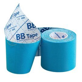 Кинезио тейп BBTape ICE/ SILK 5см*5м голубой