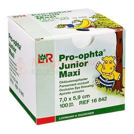 Пластырь для глаз (окклюдер) Про-Офта Джуниор Maxi 7х5,9 см