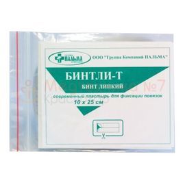 Бинт липкий Бинтли-Т 10 смх0,25 м