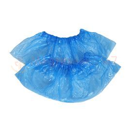 Гладкие полиэтиленовые бахилы «Эконом», голубые