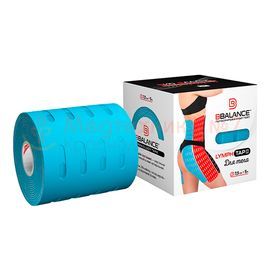 Кинезио тейп BBTape LYMPH TAPE 7,5см х 5м голубой