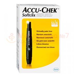 Ручка для прокалывания Акку-Чек Софткликс + 25 ланцетов