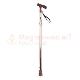 Трость складная Е0601У с УПС бронза