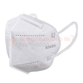 Защитная маска KN95 FFP2, без клапана выдоха, белая
