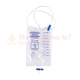 Мочеприемник Meridian, 2 л, Т-слив, с прикроватным креплением