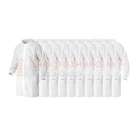 Халат медицинский процедурный одноразовый 10 шт/уп