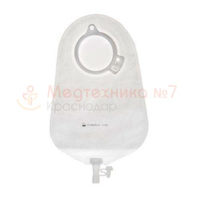 176390(1759) Coloplast Alterna Мешок уростомный прозрачный, фланец 60 мм, 20 шт