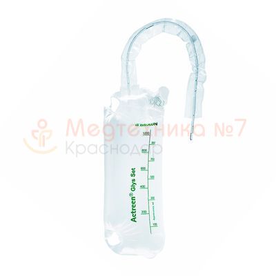 Катетер Нелатона B.Braun Actreen Glys Set с мочеприемником, мужской, 30 шт