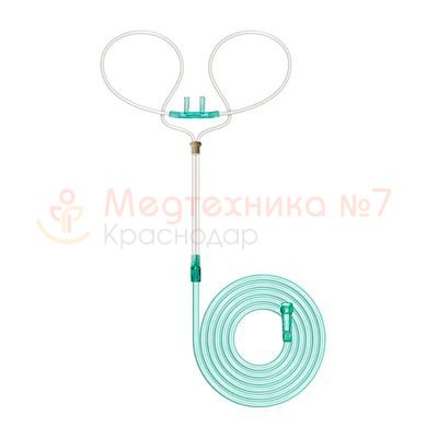 Канюля назальная кислородная Apexmed с трубкой, размер S