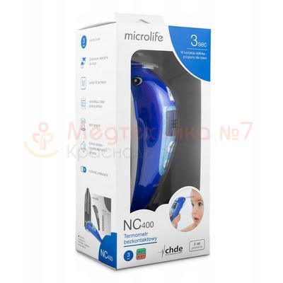 Упаковка термометра Microlife NC 400