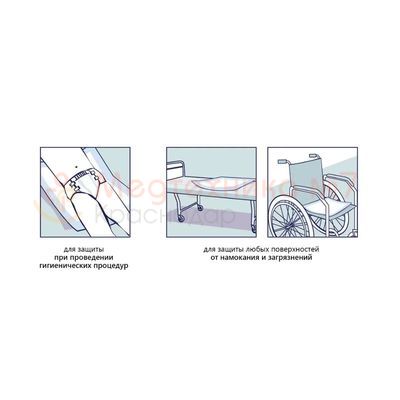 Пеленки впитывающие одноразовые Seni Soft Basic 90х60 см применение