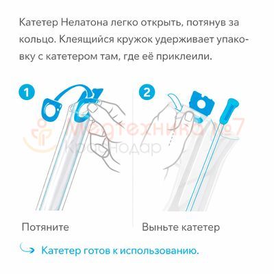 Как открыть упаковку с катетером