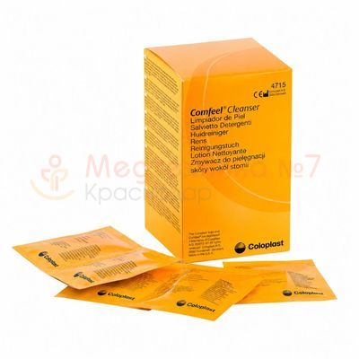 Очиститель Coloplast Comfeel® (Клинзер), салфетки 30 шт/уп.