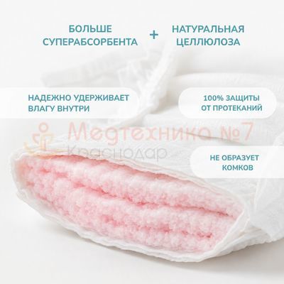 Преимущества подгузников-трусов BESIDE Active Optima Normal