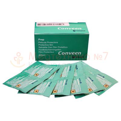 62042 Conveen Защитная пленка Prep Coloplast