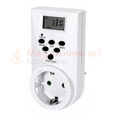 Электронный таймер-розетка ROBITON EL-02 Электронный таймер-розетка ROBITON EL-02