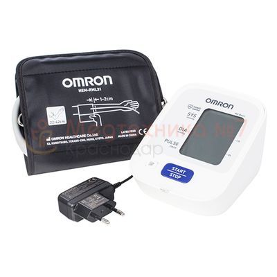 Автоматический тонометр Omron M2 Basic с адаптером