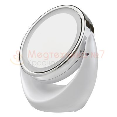 Двухповоротное косметическое зеркало с увеличением и подсветкой Gezatone LM110