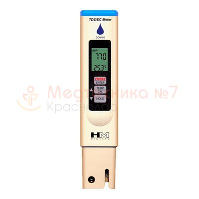 ТДС метр (солемер, кондуктометр, термометр) HM Digital COM-80