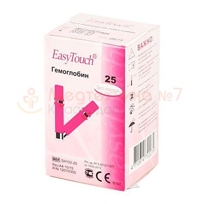 Тест-полоски EasyTouch "Гемоглобин" №25